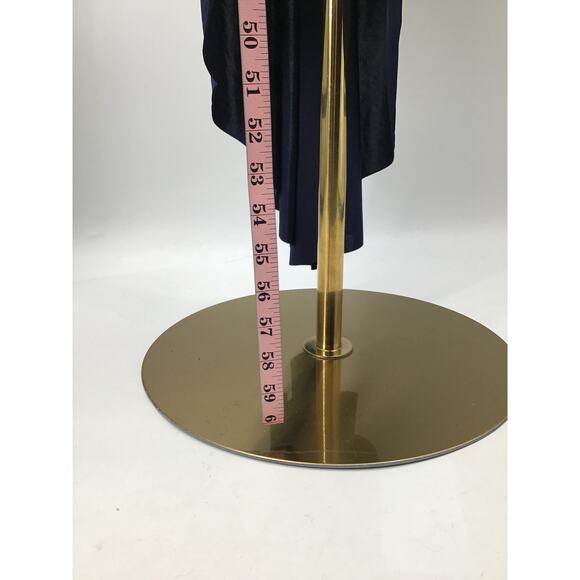 MISA LOS ANGELES SZ S Navy Blue Leza Sleeveless Twist Front Maxi Dress NWT 0b13 - Picture 4 of 9